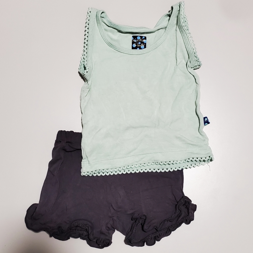 Kickee Pants 6-12 Month 2 Piece outfit